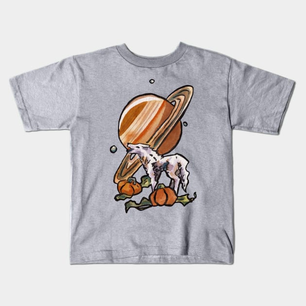 The Mystery of Saturn Kids T-Shirt by JenTheTracy